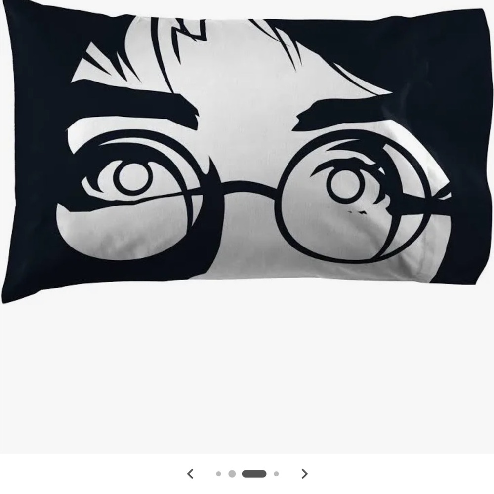 Jay Franco Black and White Harry Potter full sheet set - Picture 2 of 5